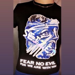 Rainbow reflective SEIZED TEE SHIRT